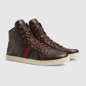Brown Gucci High Top